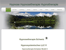 Tablet Screenshot of hypnosetherapie-schweiz.com